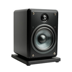 Obraz premium [Transparent Background PNG]Black Modern Speaker High-Quality Studio