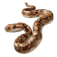 Obraz premium Captivating Beauty of the Snake with Transparent Background