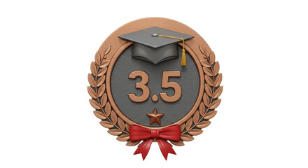 Isolated Academic Medal