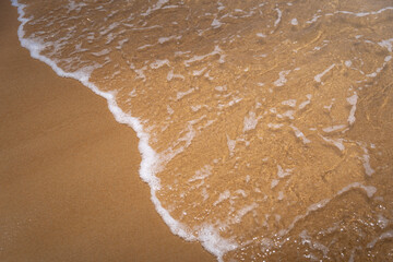 wave on the beach, summer in Phuket, Thailand