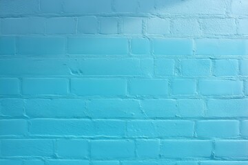 Azure Painted Brick Wall Texture