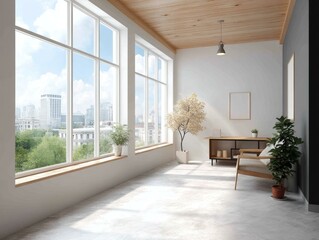 Obraz premium Modern City Apartment Interior Design