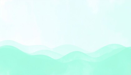 Obraz premium Serene waves rolling in tranquil atmosphere coastal scene abstract art soft colors aesthetic viewpoint calm concept
