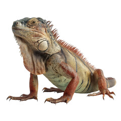 Obraz premium Vibrant Portrait of a Lizard with Unique Features