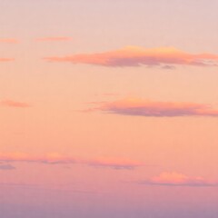 Pink Pastel Sunset Sky