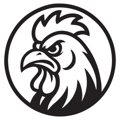 rooster vector illustration