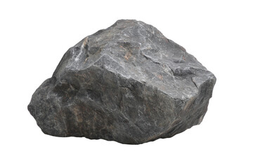 [Transparent Background PNG]Large Gray Stone Object on White Background
