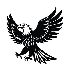American Eagle vector illustration on white background