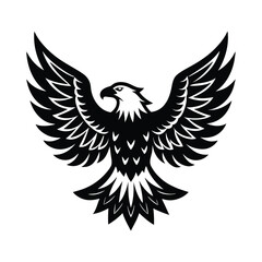 American Eagle vector illustration on white background