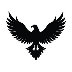Eagle Wings Vector Silhouette
