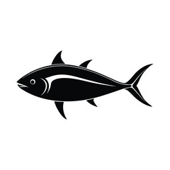 Tuna Vector Silhouette