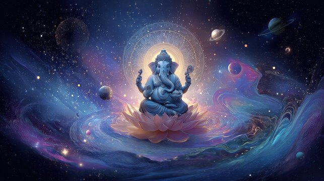 beautiful statue of lord ganesha