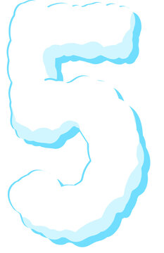 Cloud Font Number 5