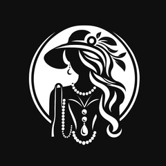 Luxury Girl Black Logo