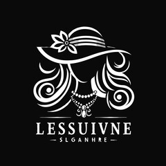 Luxury Girl Black Logo