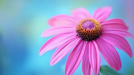 Fototapeta premium Vibrant Pink Flower Closeup Macro Photography