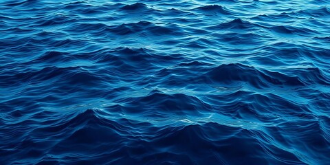 Obraz premium Abstract navy blue wavy ocean water texture background, background, calm