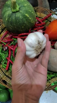 garlic on hand