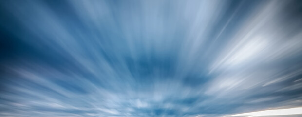 Long exposure showing cloud movement