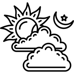 Obraz premium Sun Icon