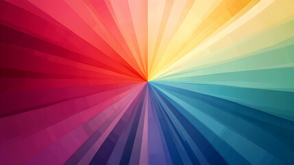Obraz premium Vibrant Color Burst Background with Gradient Rays of Light