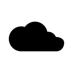 Black cloud icon