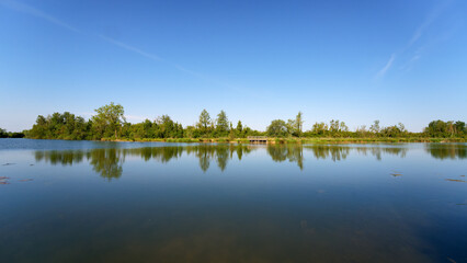 Bray to La Tombe canal in the alluvial plain of La Bassée 
