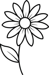 white flower on black background