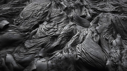 Hexagonal Black Metal Background with Gold Accents