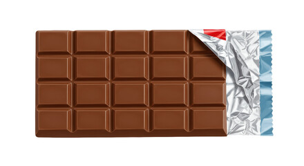 Isolated Chocolate Bar