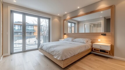 Modern Minimalist Bedroom Design with Stunning Views