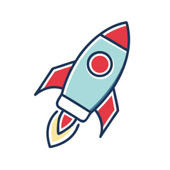 Rocket Ship Icon Space Exploration Spaceship Transparent Background
