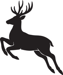 Obraz premium deer silhouette