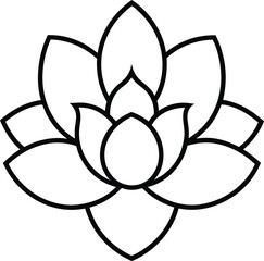 vector illustration of a flower