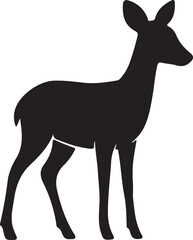 Obraz premium deer silhouette