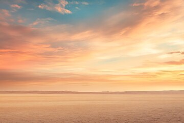 Fototapeta premium Desert sunset panorama