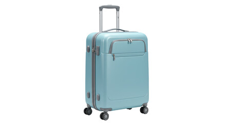 Isolated Blue Suitcase