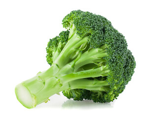Broccoli isolated on white background.