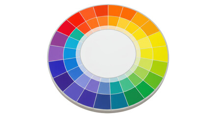 Obraz premium Isolated Color Wheel