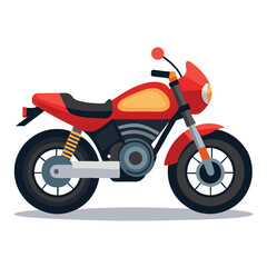 Fototapeta premium motor cycle vector image on white background