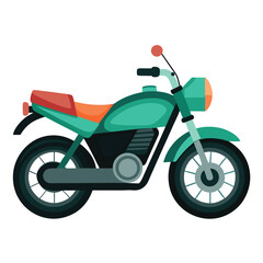 motor cycle vector image on white background