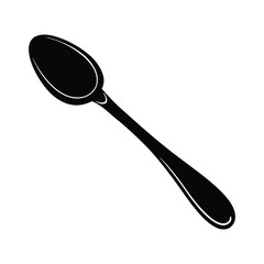 spoon on white background Fork  illustration vector art