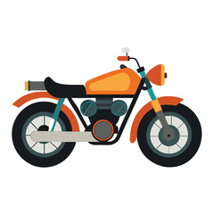 Fototapeta premium motor cycle vector image on white background