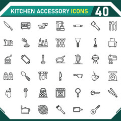 Kitchen Accessory Icons