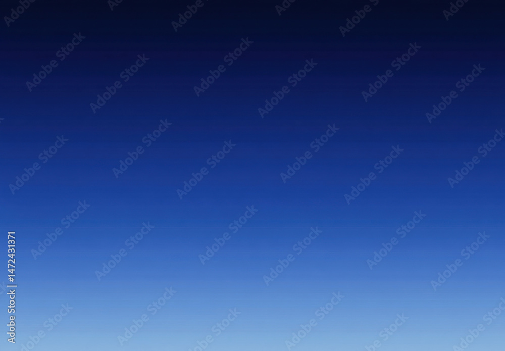 Poster A serene gradient of deep blue transitioning to a lighter, almost-white hue at the bottom, ideal for backgrounds or design elements. : Generative AI