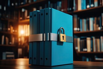 Secure bound documents in a library setting