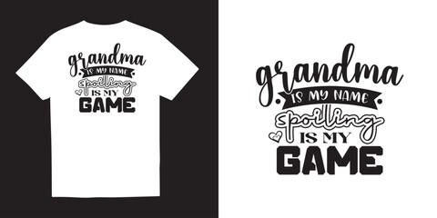 Grandma is my name shoiling is my game tshirt design, Grandma SVG tshirt design, grandmother svg png, Cut Files for Cricut, grandparents day, Happy Mother Day