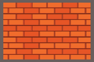 Obraz premium vector illustration of brick wall texture .eps
