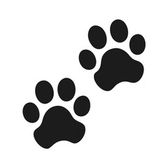 paw prints vector