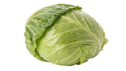 Fototapeta premium Cabbage isolated on a transparent background